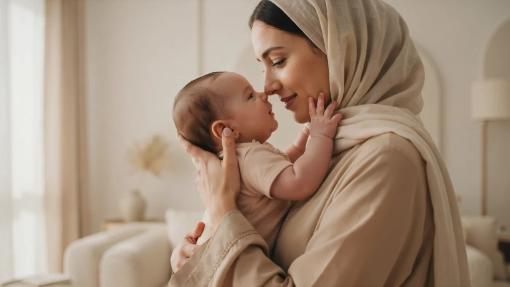 بداية الثقة بالنفس للأطفال تبدأ من احتضان الأم لرضيعها