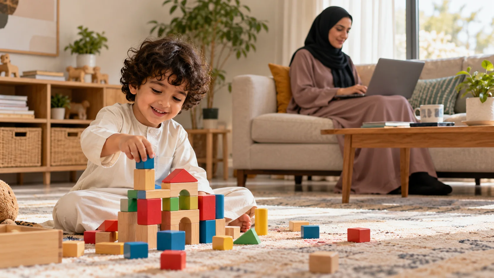 اللعب المستقل للطفل: 5 خطوات ليلعب وحده بسعادة وثقة
